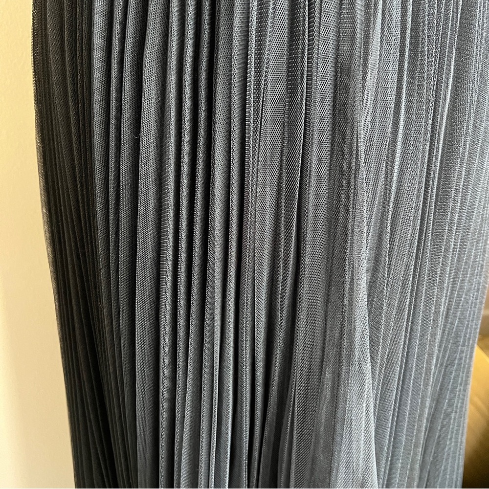 NWT Lucy Paris Black Tulle Maxi Dress Gown - Picture 9 of 12
